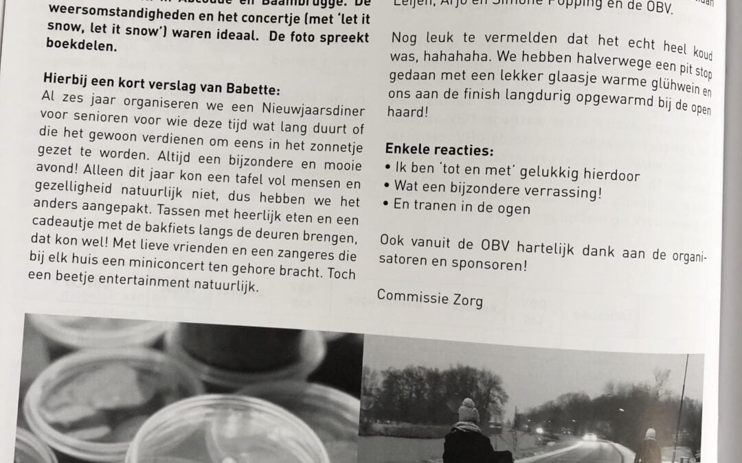 Nieuwjaarsdiner Gouderdom