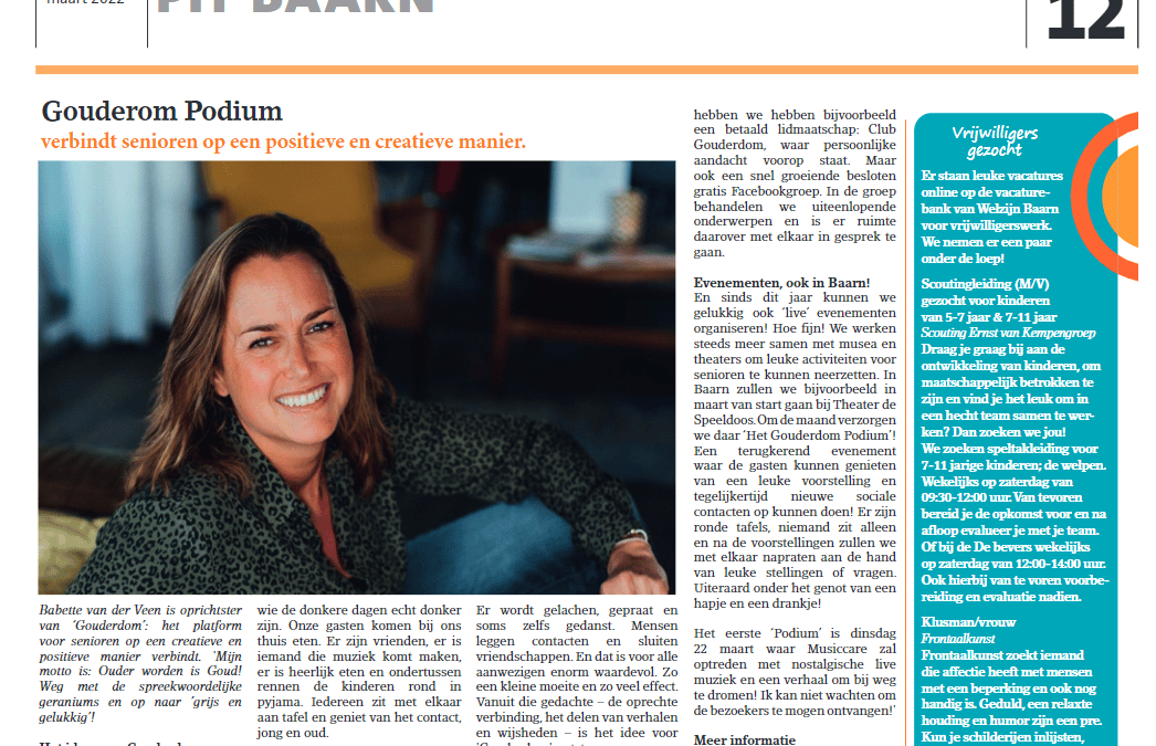 Mooi artikel bij in PIT over Positieve gezondheid